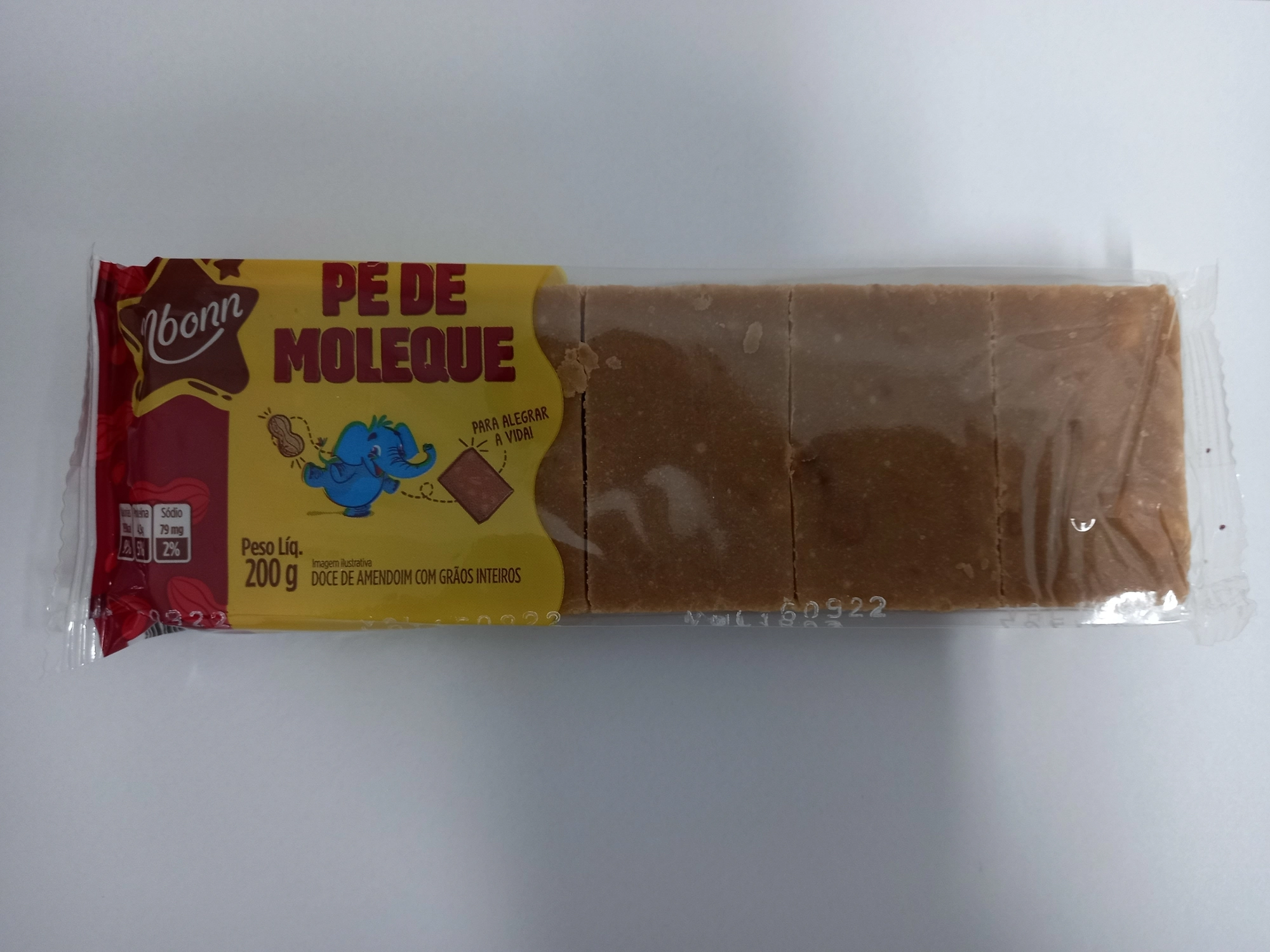 Doce Pe De Moleque Bonn 200g