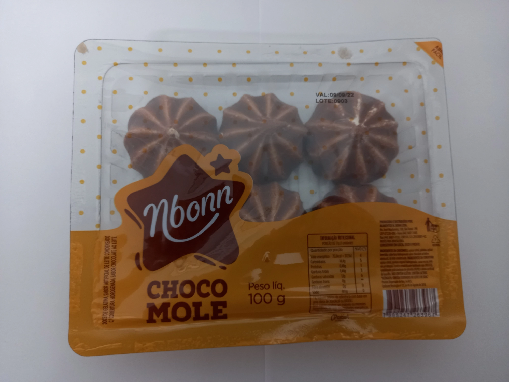 Chocomole Chocolate Nbonn 100g