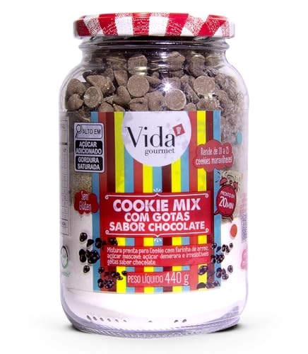 Mist.cookie Vida Gourmet C/gotas De Chocolate.600gr