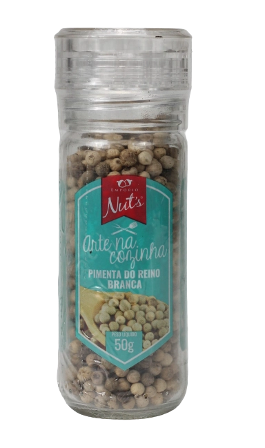 Pimenta Do Reino Branca Emp.nuts Moedor 50g