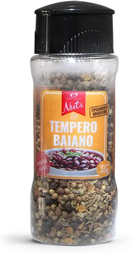 Tempero Baiano C/moedor 35g Emporio Nuts