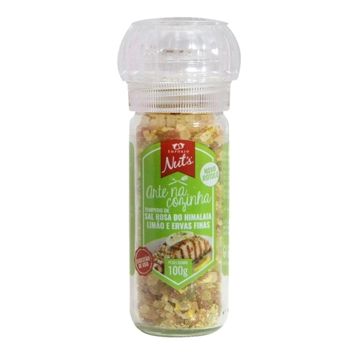 Sal Rosa Do Himalaia Limao E Ervas 100g Emporio Nuts