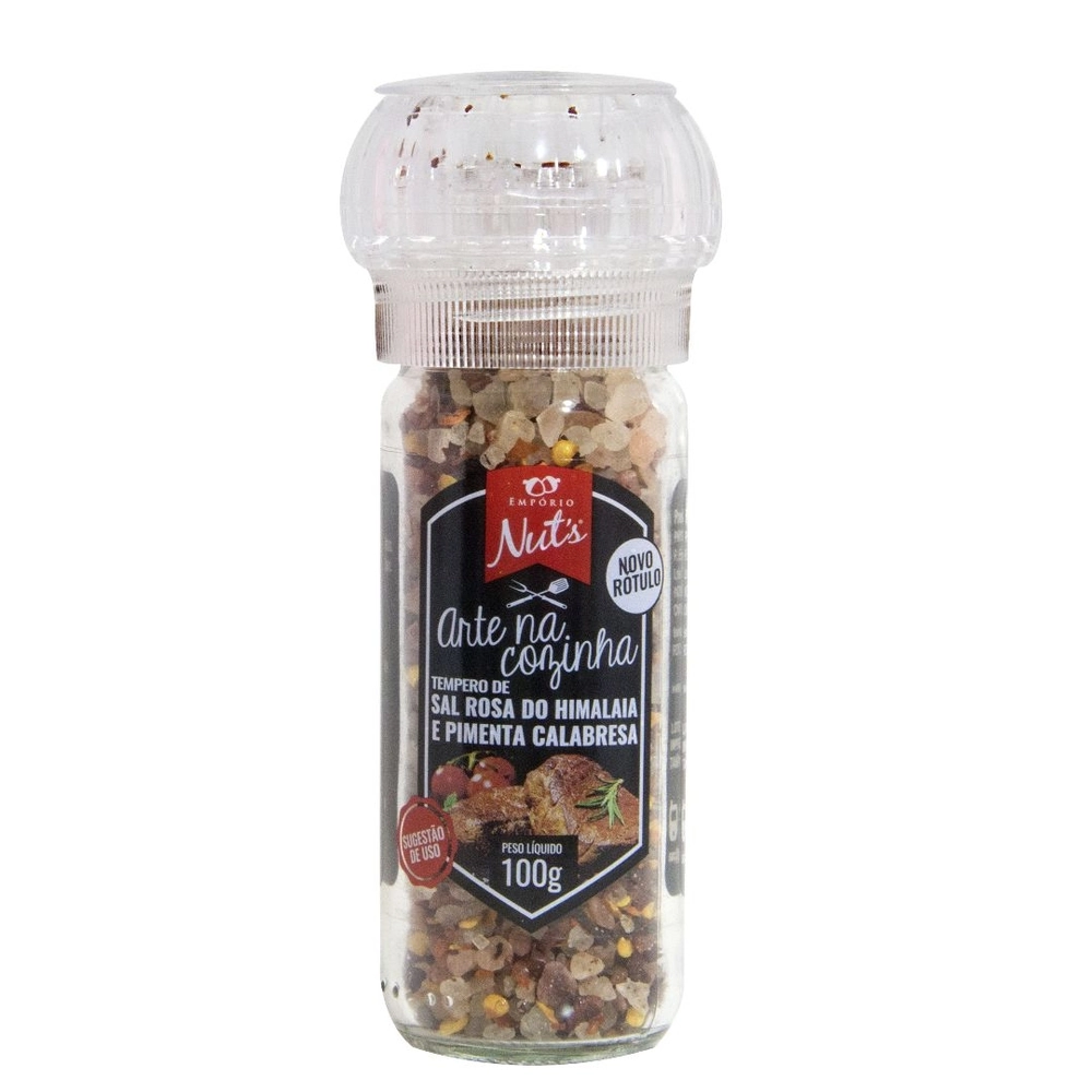 Sal Rosa Do Himalaia C/pimenta Calabresa 100g Emporio Nuts