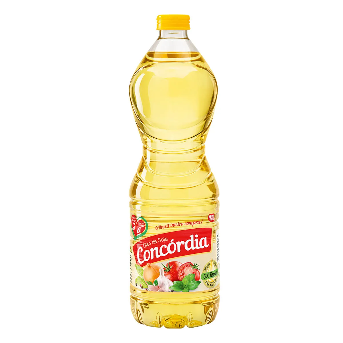 óleo De Soja Tipo 1 Concórdia Garrafa 900ml