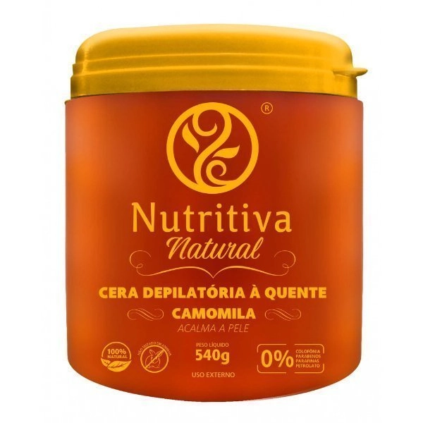 Cera Depilatoria Quente 540g Camomila Nutritiva