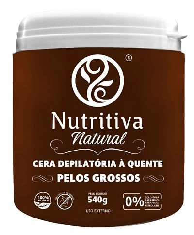 Cera Depilatoria Quente 540g Pelos Grossos Nutritiva