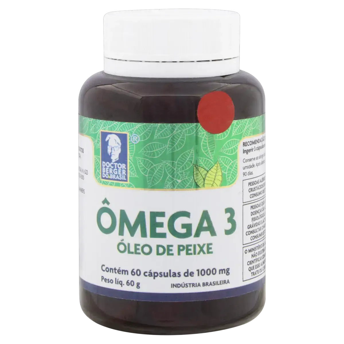 ômega 3 1000mg Doctor Berger Do Brasil Frasco 60g 60 Cápsulas