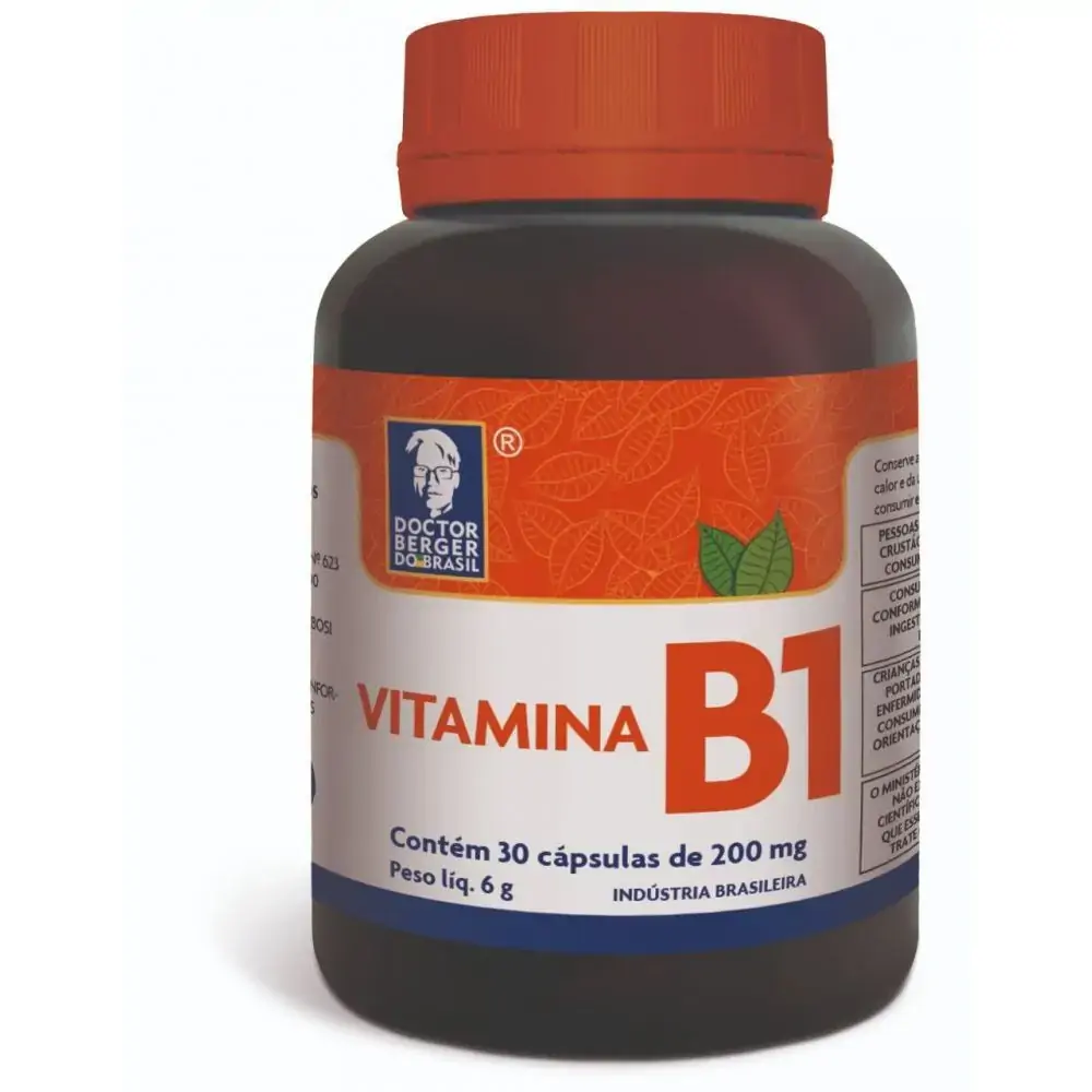 Vitamina B1 200mg 30caps Doctor Berger
