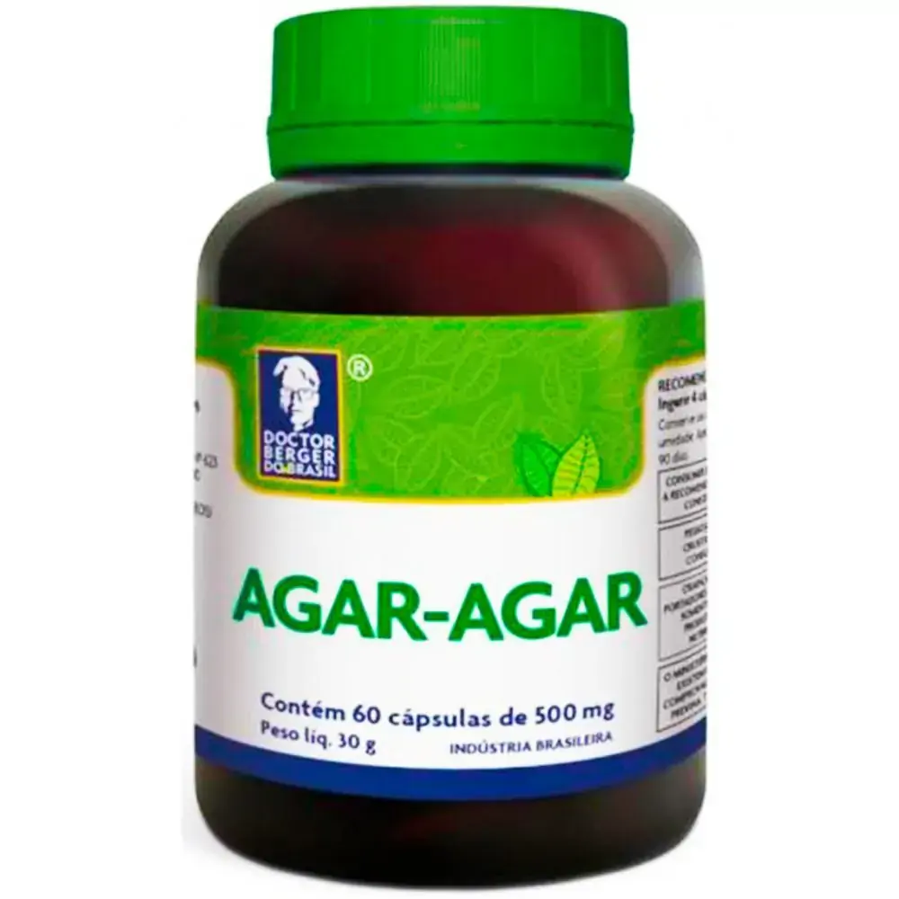 Agar Agar 500mg 60 Caps Doctor Berger