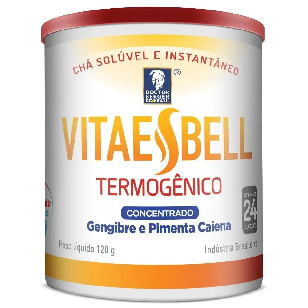 Doctor Berger Cha Vitaebell Termogenico Gengibre Pimenta Caiena 120g Alimentos