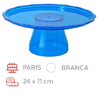 Boleira Paris 24x11cm Branca
