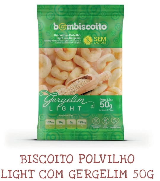 Biscoito Polv Light Com Gergelim