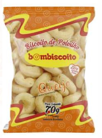 Biscoito Polvilho 70gr Queijo Bombis