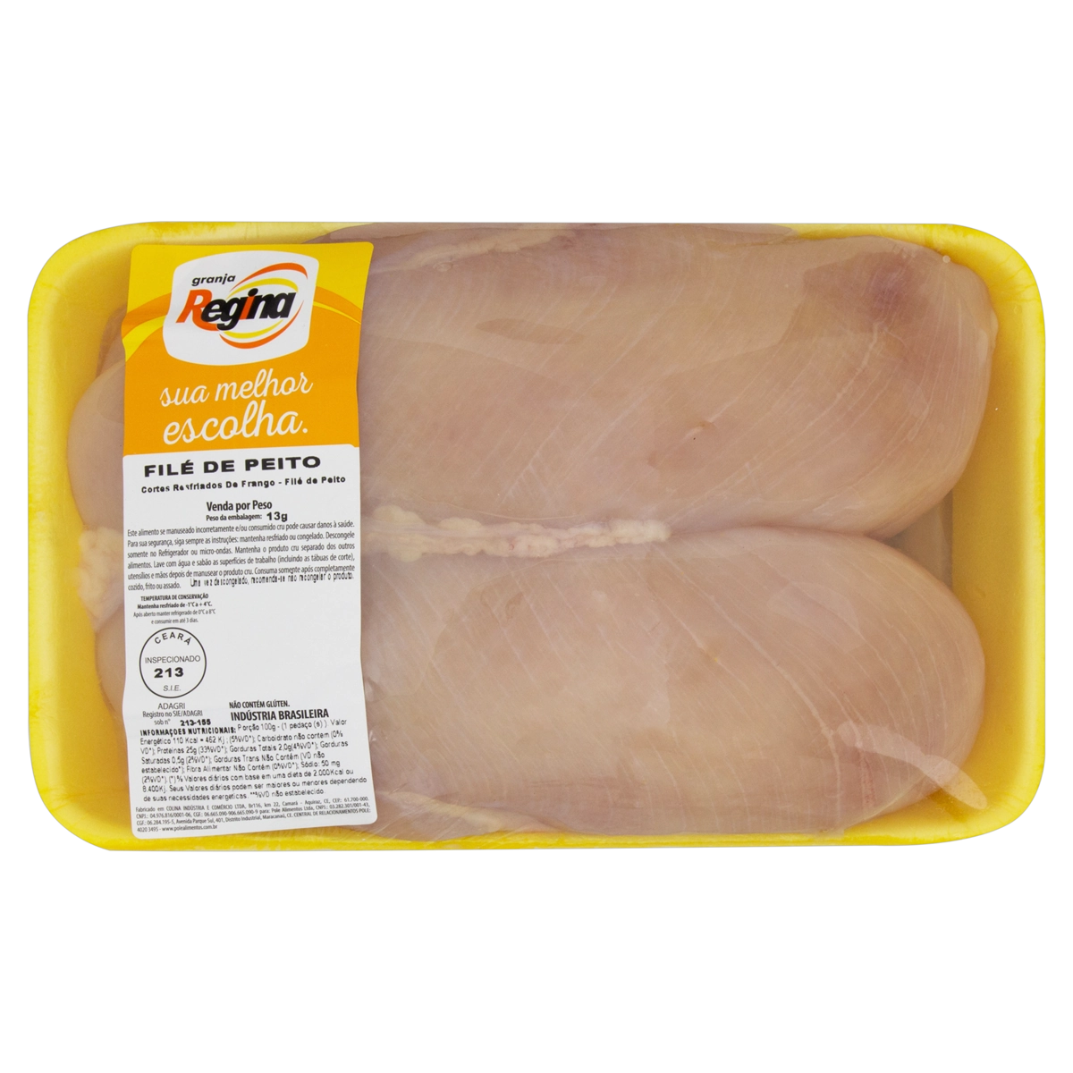 Filé De Peito De Frango Resfriado Granja Regina