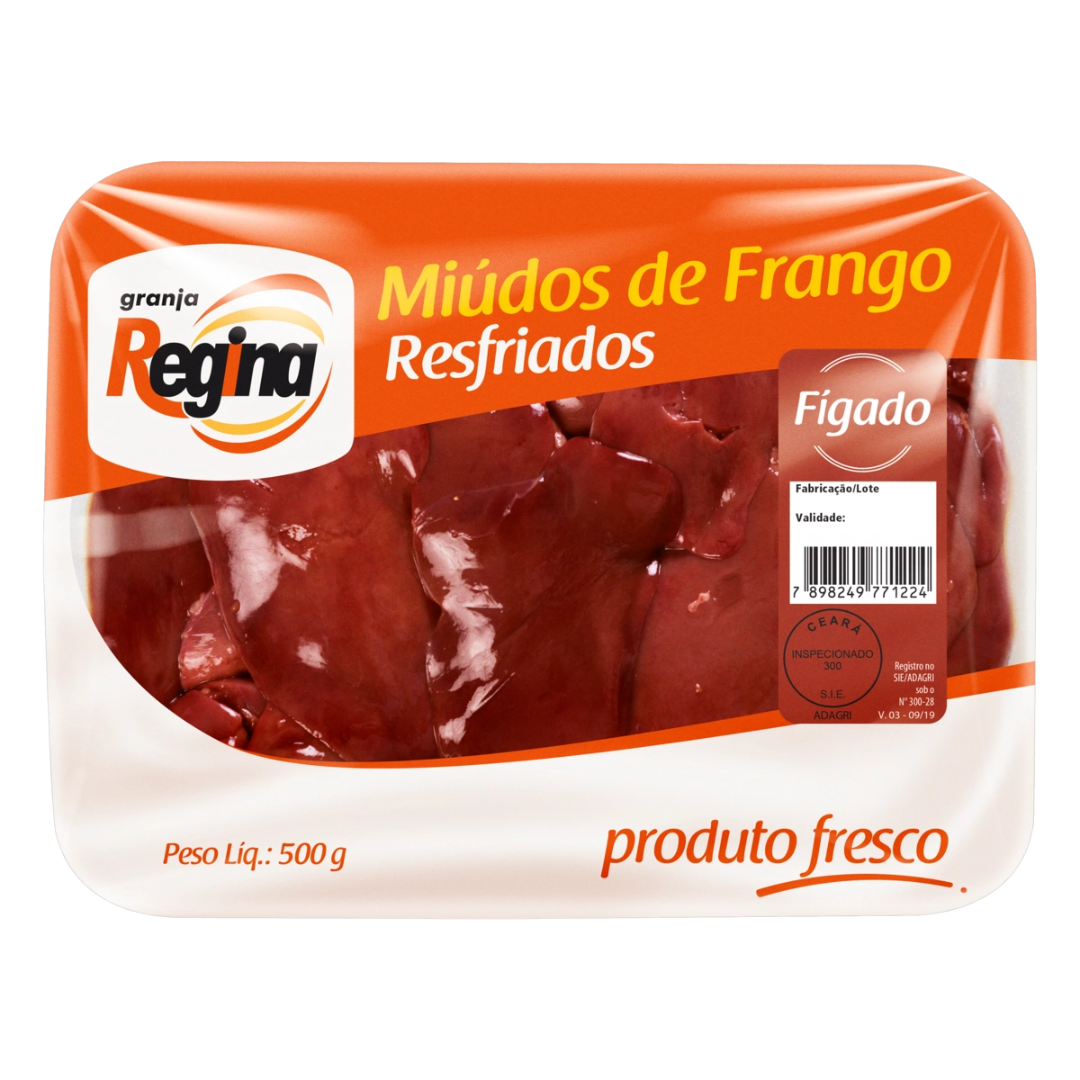 Fígado De Frango Resfriado Granja Regina 500g