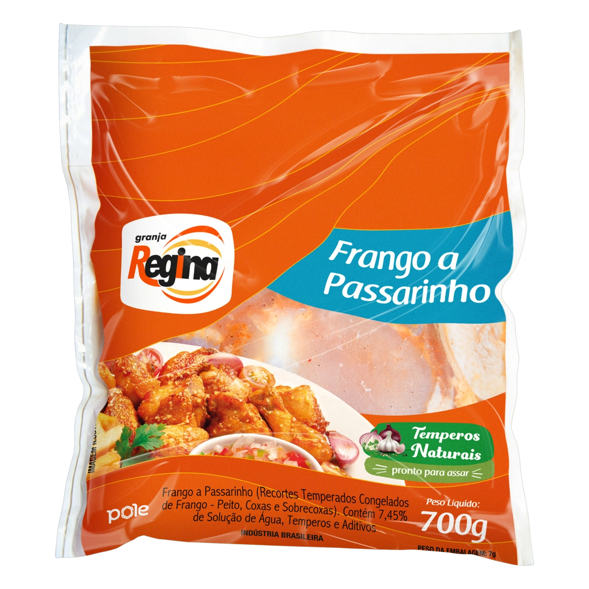 Frango A Passarinho Congelado Temperado Granja Regina 700g