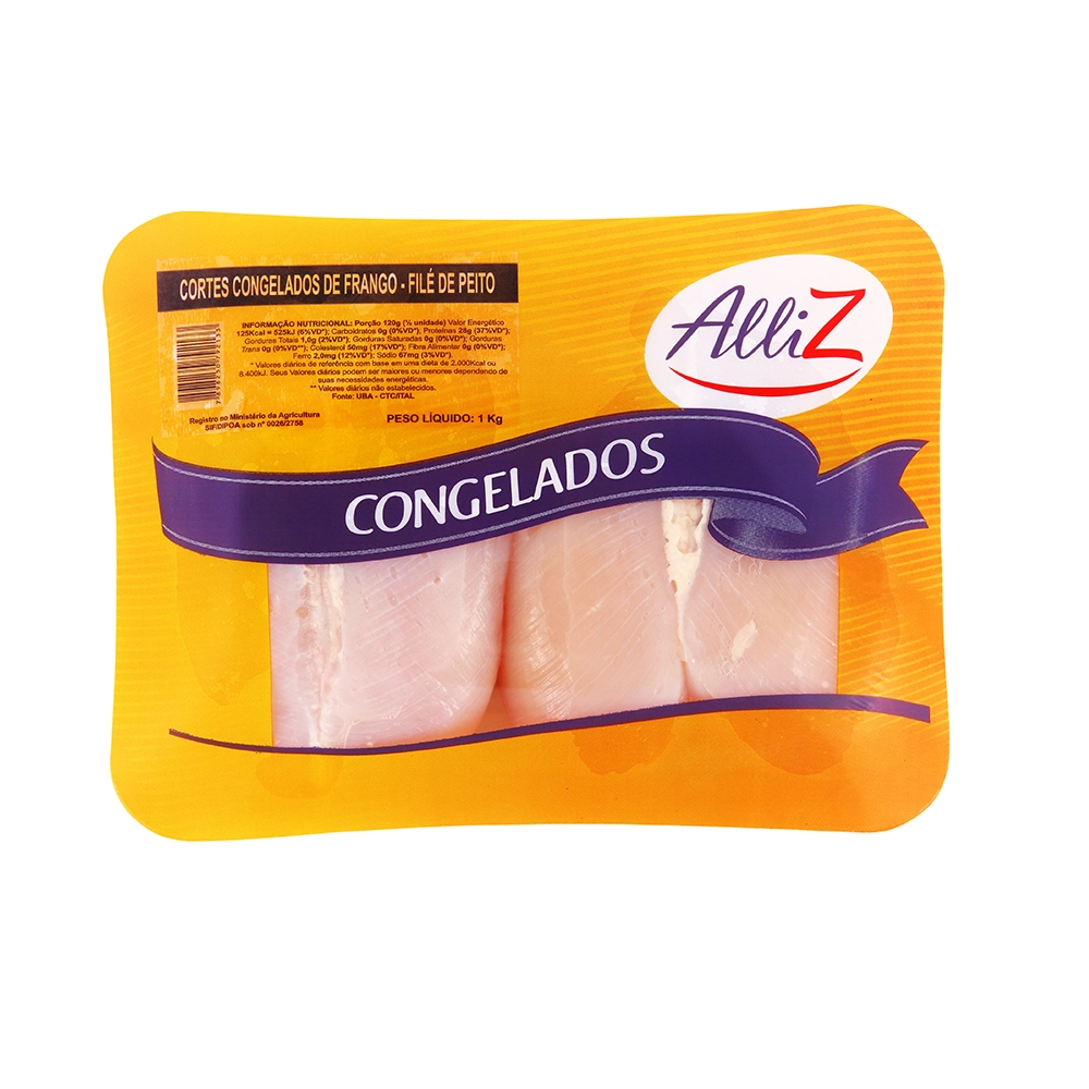 File Peito Frango Alliz Cong.bd.1kg