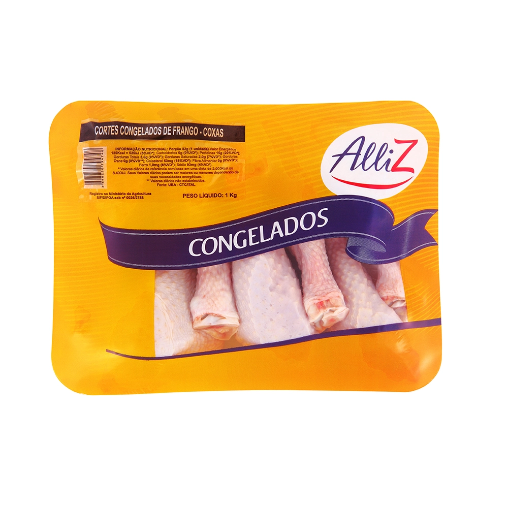 Coxa De Frango Alliz 1kg Congelado Bdj