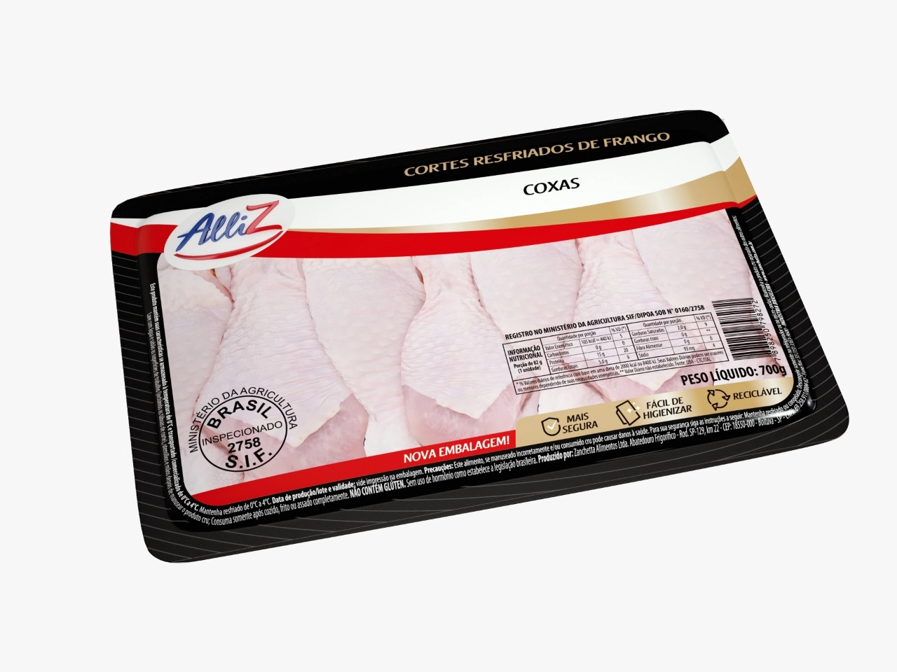 Coxa Fgo Resf Alliz 700g