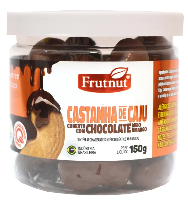 Pote Caju Fitnuts 150g C/chocolate