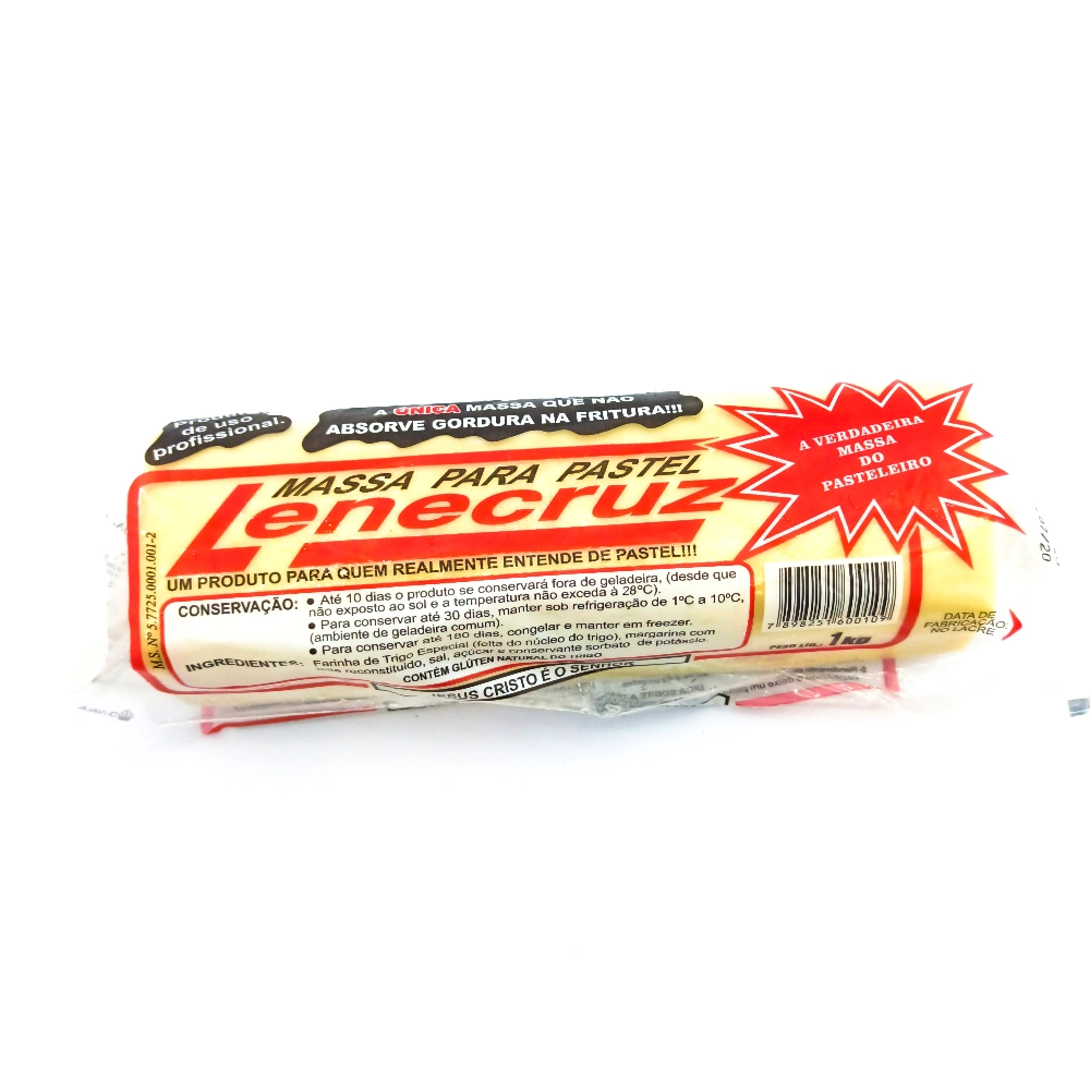 Massa Lenecruz Pastel Rolo 1kg