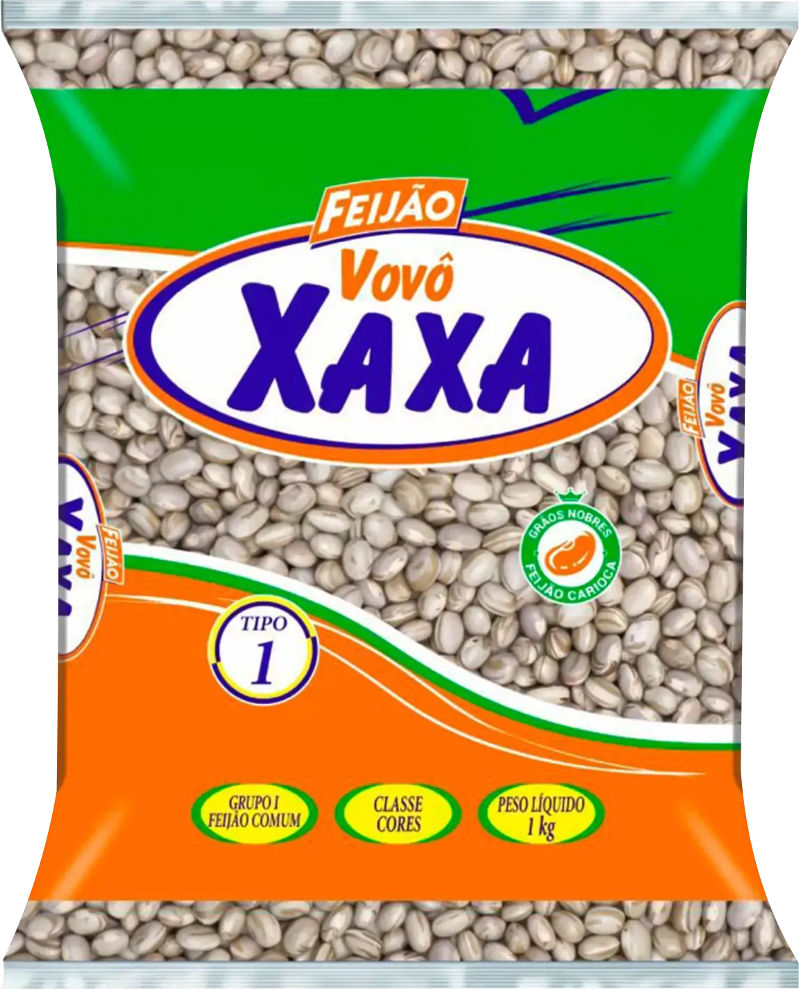 Feijao Carioca Tipo 1 Vovo Xaxa 1kg