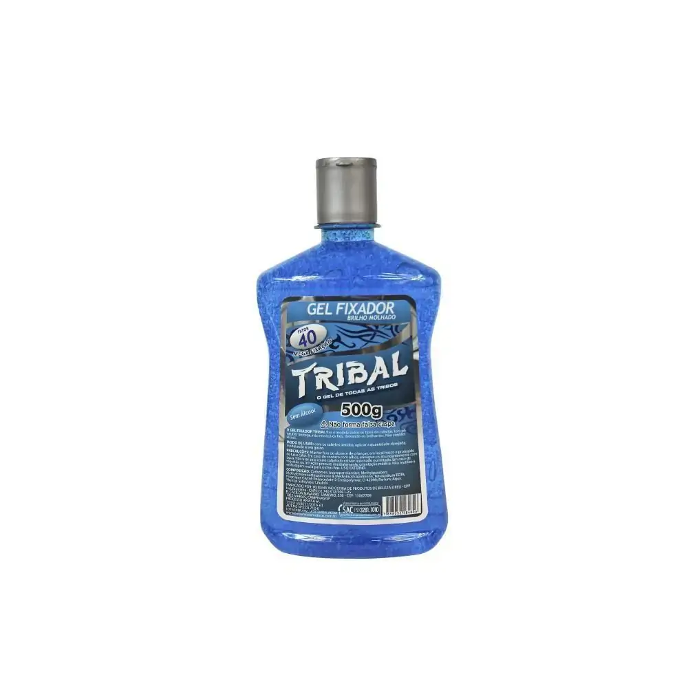 Gel Fixador Tribal 500g Azul