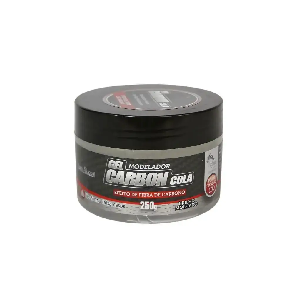 Gel Fixador Tribal Carbon Cola Incolor 250g