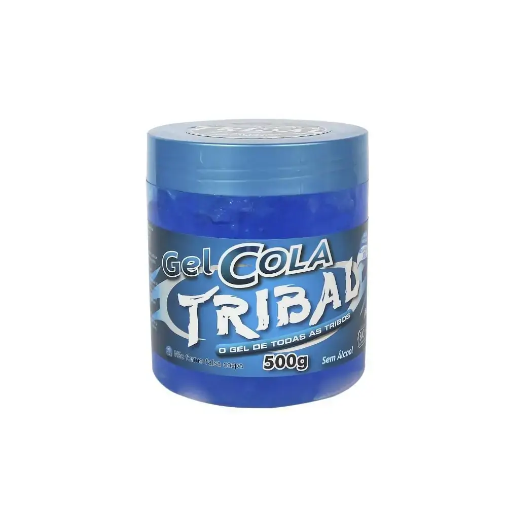 Gel Fixador Tribal Cola Azul 500g