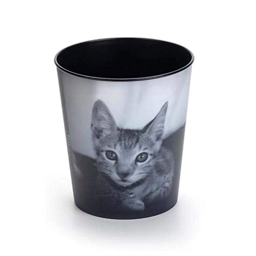 Lixeira Az Design Estampa Gato Cinza