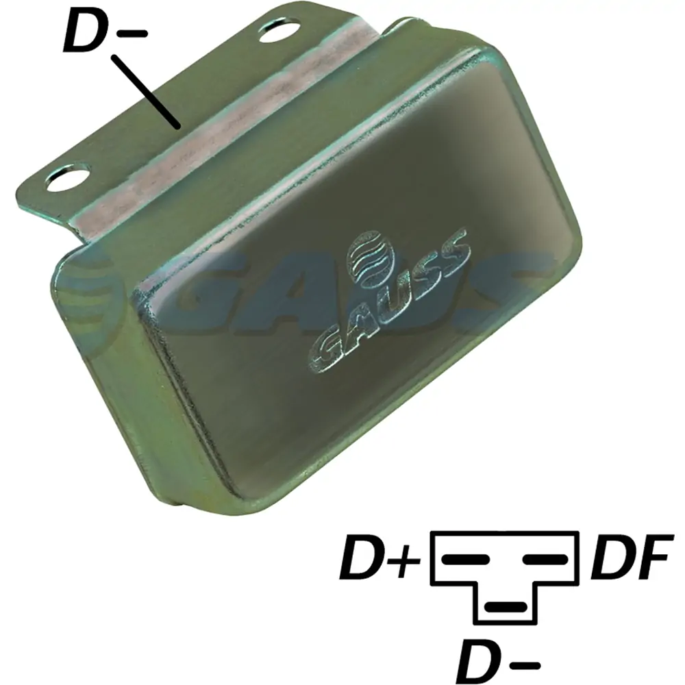 Regulador de Voltagem do Alternador 12V - GAUSS GA011