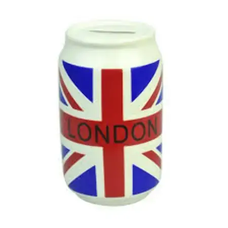 Cofre Decorativo Lata Refrigerante England 210g