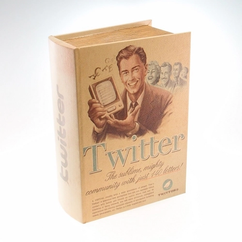 Livro Caixa Decorativo Az Design Twitter