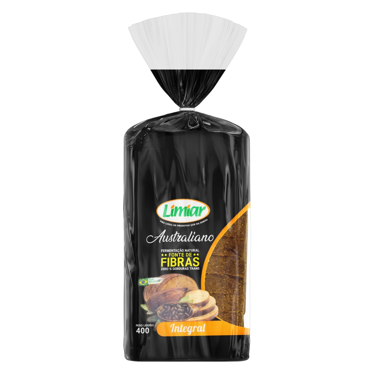 Pão Australiano Integral Limiar Pacote 400g