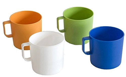 Caneca Plastica Escolar Cores