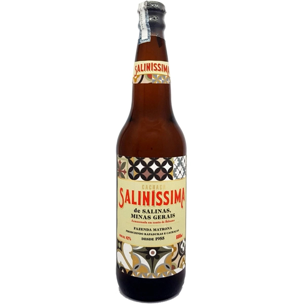 Cachaça Saliníssima Garrafa 600ml