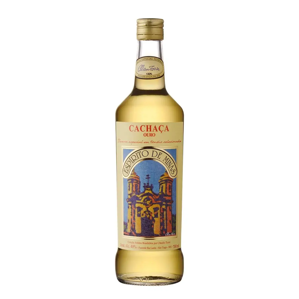 Aguardente Espírito de Minas Garrafa 750ml