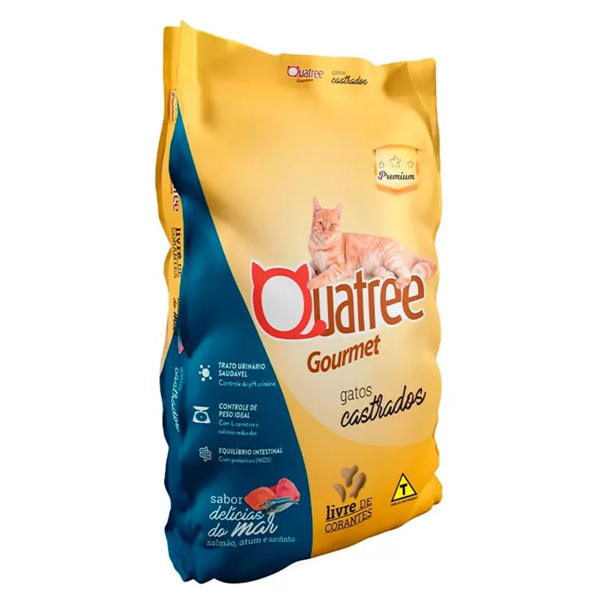Quatree Gourmet Gatos Castrados Delicias Do Mar 1kg