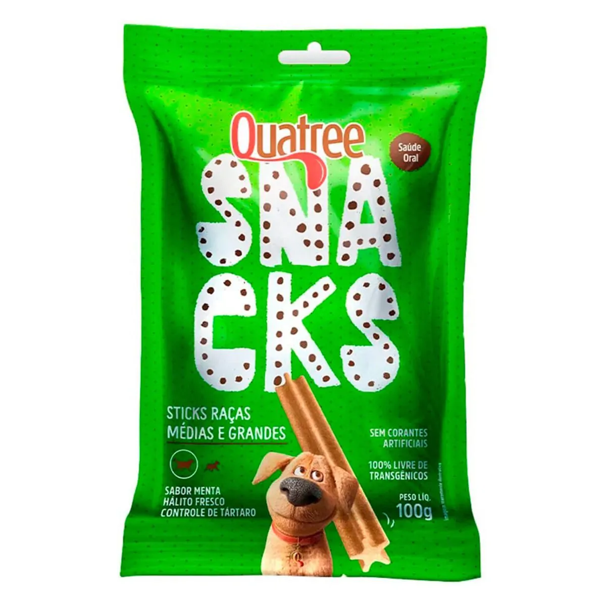 Quatree Snacks Sticks Caes Racas Medias E Grandes 100g