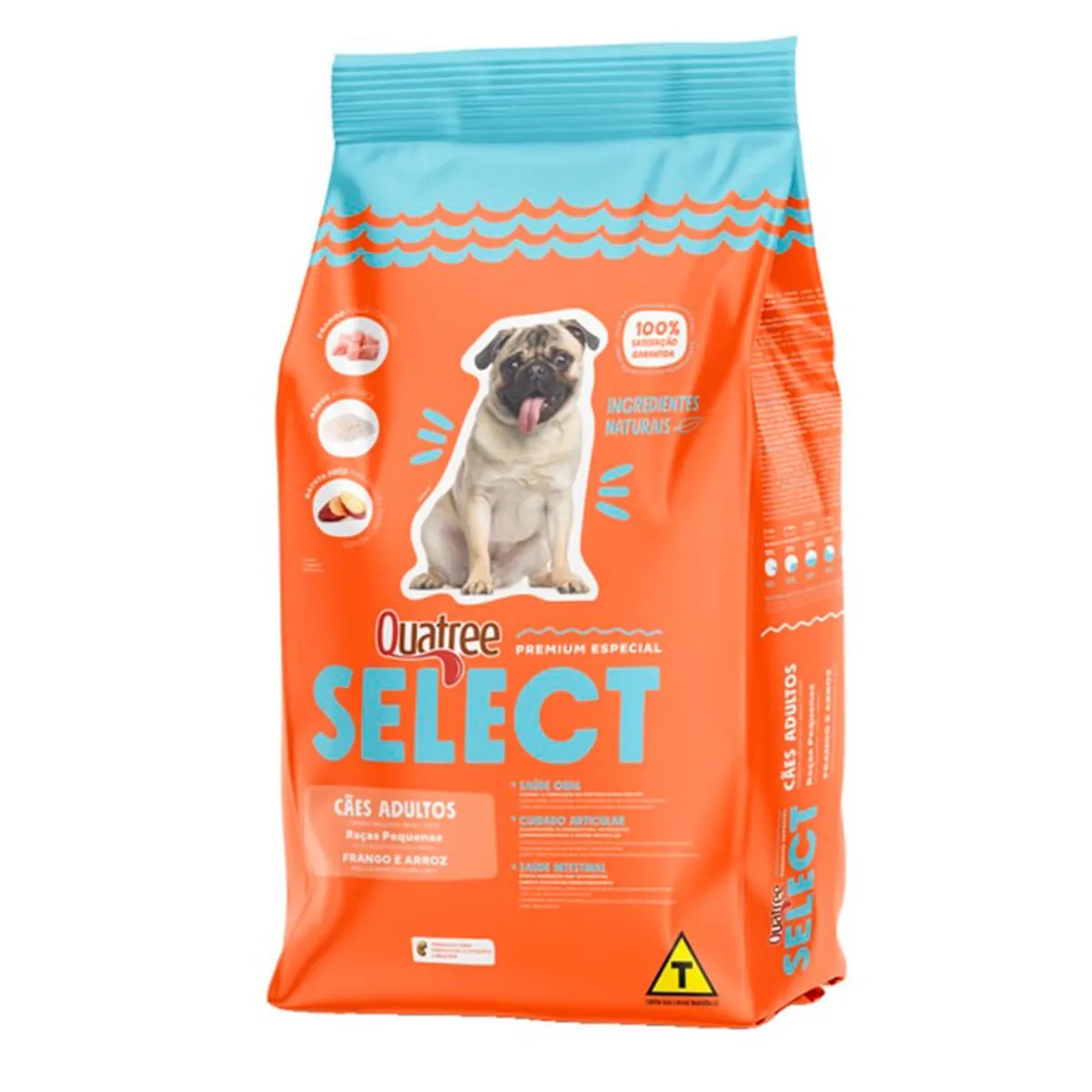 Ração Para Cachorro Adulto Select Raças Pequenas Quatree 1kg