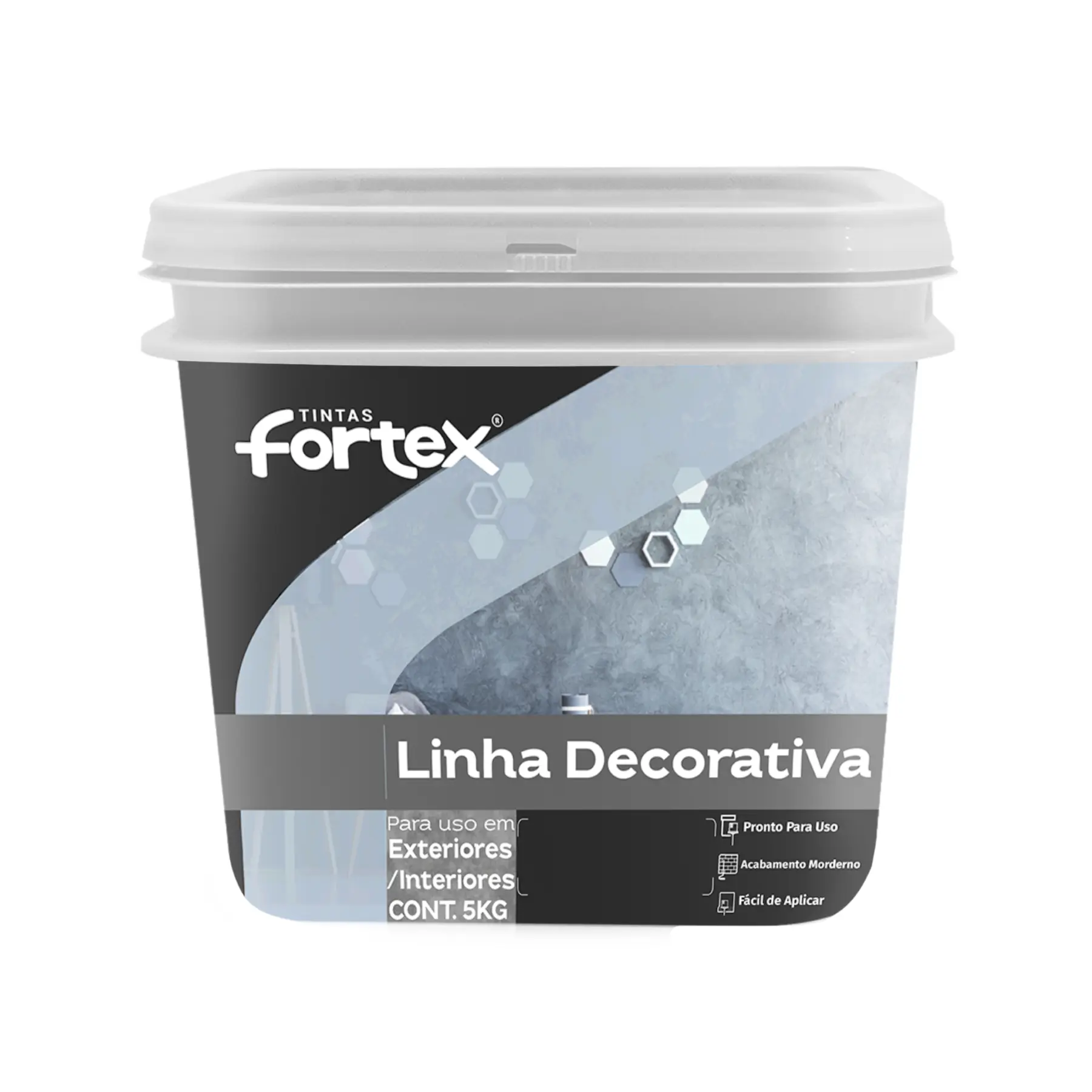 Cimento Queimado Cinza Nobre 5Kg Tintas Fortex