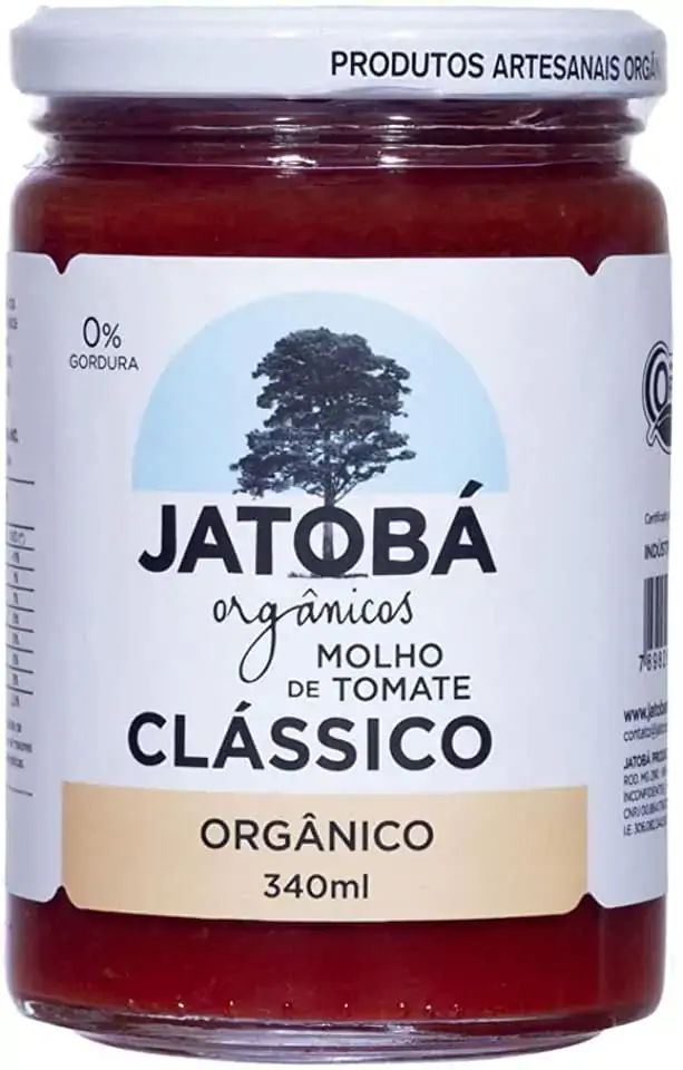 Molho De Tomate Clássico Zero Gordura 340g Jatoba