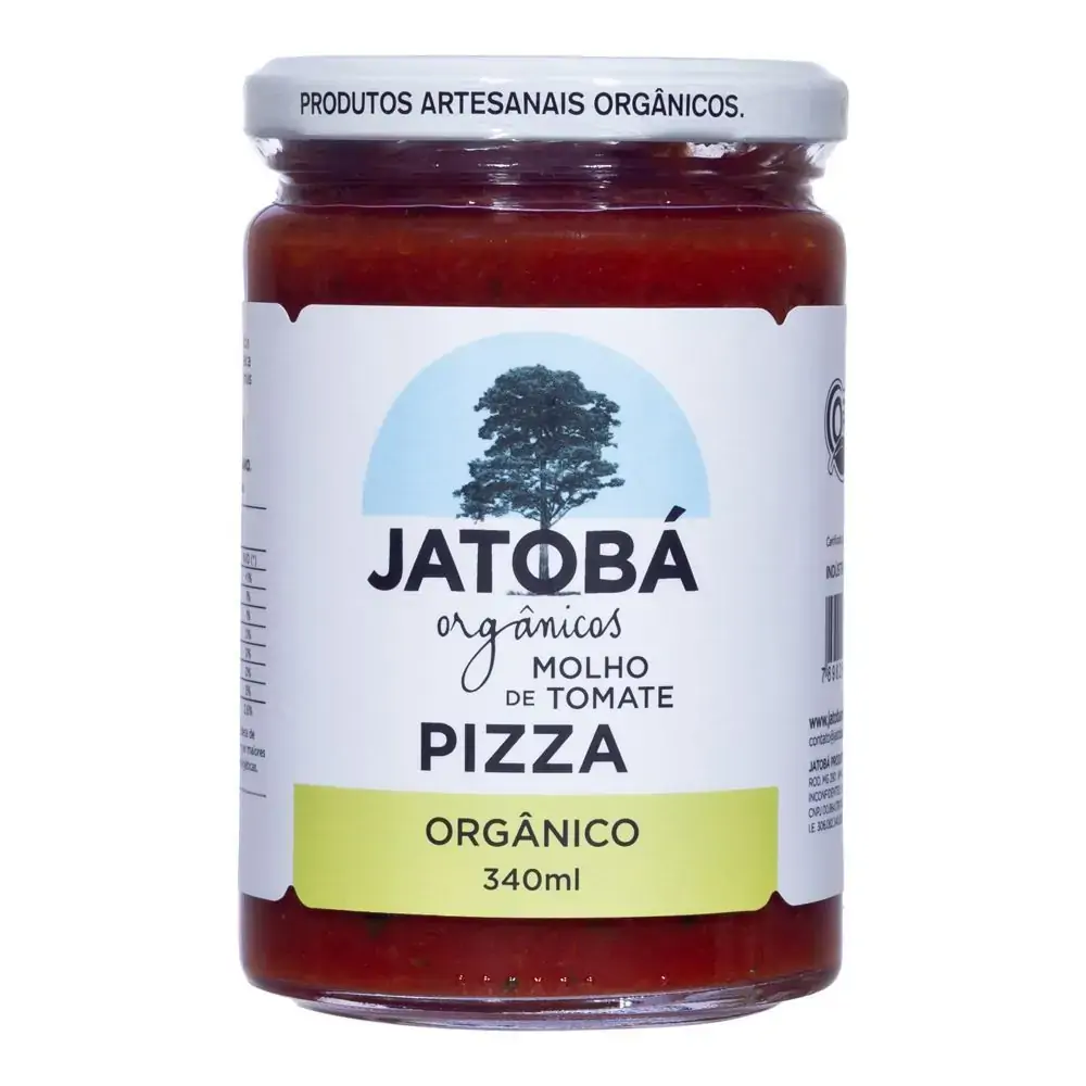 Molho De Tomate Sabor Pizza Orgânico 340g