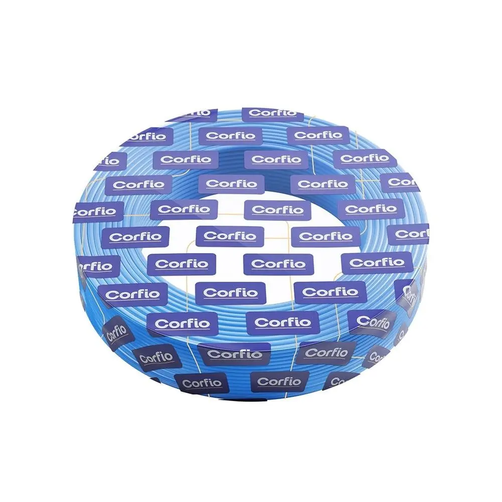 Cabo Flexível Hepr Corfio 10mmx100m Rolo 1kv Azul