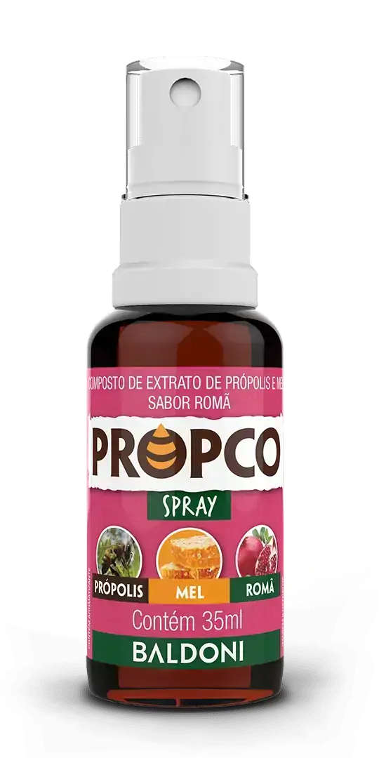 Propco Spray de Própolis, Mel e Romã (35ml) - Baldoni