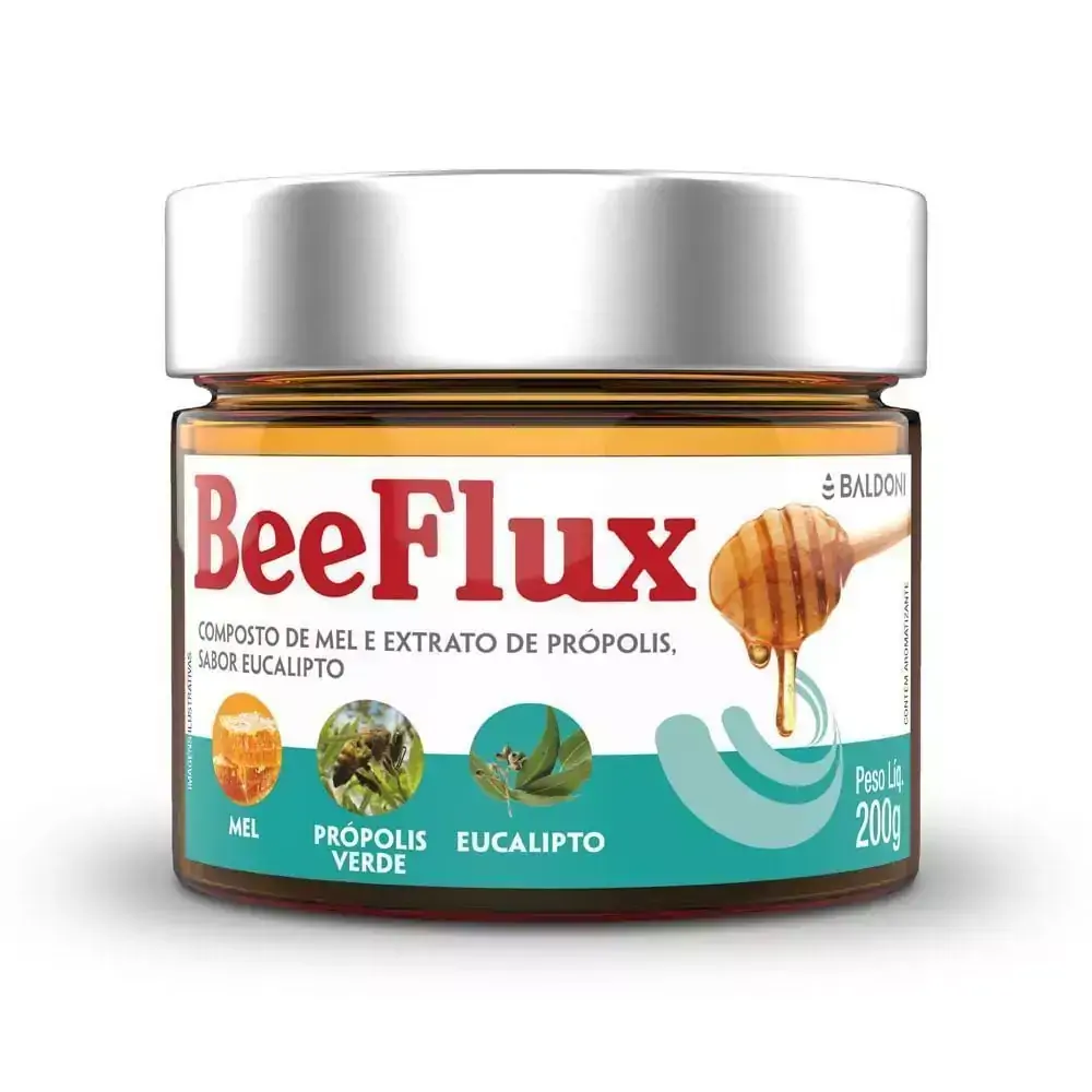 Beeflux Composto de Mel, Própolis e Eucalipto 200gr - Baldoni