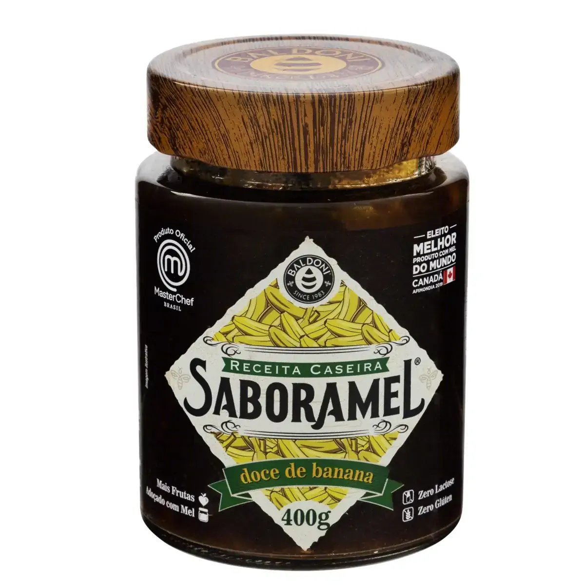 Geléia Saboramel Banana com Mel 400gr - Baldoni