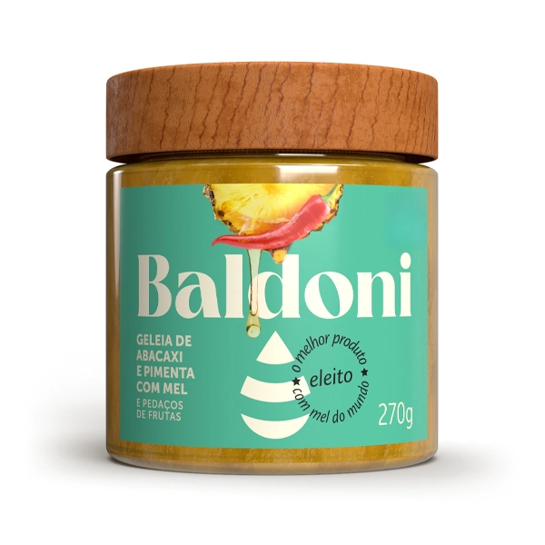 Geleia Abacaxi C/pim Baldoni 270g