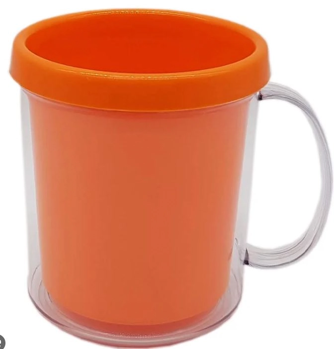 Caneca P/ Foto Laranja Ref.106s B