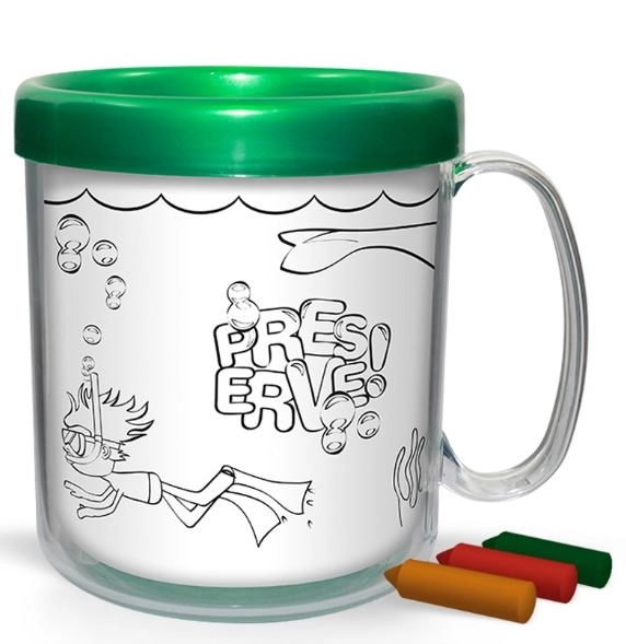 Caneca P/ Foto Verde Escuro Ref.106s K